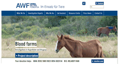 Desktop Screenshot of animal-welfare-foundation.org